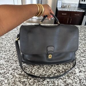 Classic Black Leather Men's Bag